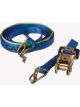 Carfit HD Ratchet Tie Down Strap Blue w/ Hook & Keeper 25mm x 5m