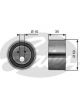 Gates Engine Timing Belt Tensioner Pulley