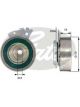 Gates Engine Timing Belt Tensioner Pulley
