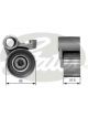 Gates Engine Timing Belt Tensioner Pulley