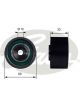 Gates Engine Timing Belt Tensioner Pulley