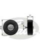 Gates DriveAlign Idler Pulley