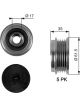 Gates Alternator Decoupler Pulley