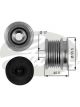 Gates Alternator Decoupler Pulley