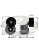 Gates DriveAlign Belt Tensioner