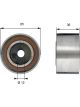 Gates Heavy Duty DriveAlign Idler Pulley