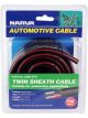 Narva 100A 8 B&S Twin Core Cable - 5M Red/Black With Black Tracer