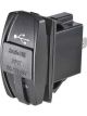 Narva 12/24 Volt Dual Usb LED Illuminated Socket (Blue)