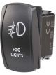 Narva 12/24V Off/On LED Sealed Rocker Switch w/Fog Lights Symbol Blue