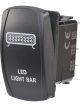 Narva 12/24V Off/On LED Sealed Rocker Switch w/Led Light Bar Symbol
