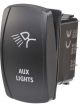 Narva 12/24V Off/On LED Sealed Rocker Switch w/Aux Light Symbol (Blue)