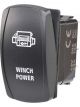 Narva 12/24V Off/On LED Sealed Rocker Switch w/Winch Power Symbol Red