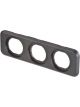 Narva Triple Blank Flush Mount Housing Black