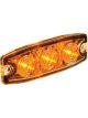Narva High Powered Low Profile LED Warning Light Amber 3 x 1 Watt Leds