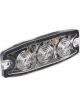 Narva High Powered Low Profile LED Warning Light Blue 3 x 1 Watt Leds