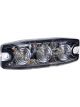 Narva High Powered Low Profile LED Warning Light White 3 x 1 Watt Leds