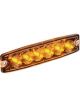 Narva High Powered Low Profile LED Warning Light Amber 6 x 1 Watt Leds