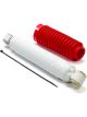 Rancho Steering Stabilizer, White, Includes Red Boot, Single, Each