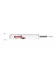 Rancho Shock Absorber, Rs5000X, Twin-Tube, Gas Charged, Includes Red