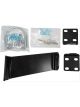 Rancho Steering Stabilizer Bracket, Steel, Black Powdercoated, Ford,