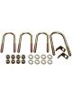 Rancho U-Bolts, Steel, Zinc Plated, 5/8 In. Diameter, Round-Style, Chev
