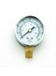 Devilbiss Gauge, Air Pressure, 0-160 Psi, 2 In. Diameter, White Face,