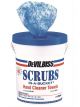 Devilbiss Scrubs, Hand Towels, Bucket, Cotton, Mesh, Each