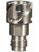 Devilbiss Paint Gun Cup Adapter, Stainless Steel, Natural, Each