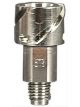 Devilbiss Paint Gun Cup Adapter, Stainless Steel, Natural, Each
