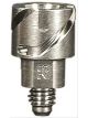 Devilbiss Paint Gun Cup Adapter, Stainless Steel, Natural, Each