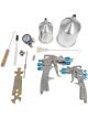 Devilbiss Paint Gun, Gravity Feed, 1.3Mm-1.8Mm Nozzles, Nickel Plated,