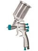 Devilbiss Paint Gun, Gravity Feed, 1.0Mm Nozzle, Chrome, Stainless Ste