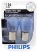 Philips Auto Lighting Light Bulbs, Miniature, Crystal Vision 1156S-8