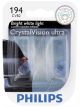 Philips Auto Lighting Light Bulbs, Miniature, Crystal Vision 194T-3(1