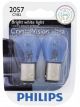 Philips Auto Lighting Light Bulbs, Miniature, Crystal Vision 2057S-8