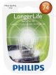 Philips Auto Lighting Light Bulbs, Long Life 74Llt-1(3/4) 14V 1.4W