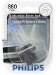 Philips Auto Lighting Light Bulb, Standard Halogen 880-12.8V 27W Pg13