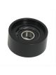 Vortech Supercharger Idler Pulley, Serpentine, 6-Rib, Plastic, Black,
