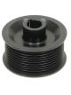 Vortech Pulley, Supercharger, Aluminum, Black Anodized, Serpentine,