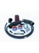 Vortech Air Intake, Supercharger Mount, Black Tube, Blue Filter, F