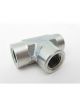 Vortech Fitting, Tee, 1/4 In. Npt Female, 1/4 In. Npt Female, 1/4 I