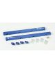 Vortech Fuel Rail, Aluminum, Blue Anodized, Ford, Each