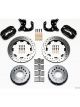 Wilwood Disc Brakes Rear Cross-Drilled Rotors 4-Piston Calipers F