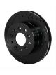 Wilwood Brake Rotor Driver Side Rear Drilled Slotted Rotors Iron