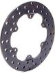 Wilwood Brake Rotor Cross-Drilled Steel Natural Each
