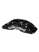 Wilwood Brake Caliper Tc6R Radial Mount Aluminum Black Powdercoa