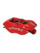Wilwood Brake Caliper Forged Dynalite Aluminum Red Anodized 4-Pist..(120-6811RD)