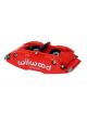 Wilwood Brake Caliper Superlite Sl4R Aluminum Red Powdercoated 4