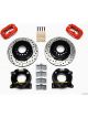 Wilwood Disc Brakes Dynalite Rear Drilled Rotors 4-Piston Red Ca..