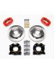 Wilwood Disc Brakes Dynalite Rear Rotors 4-Piston Red Caliper Che..